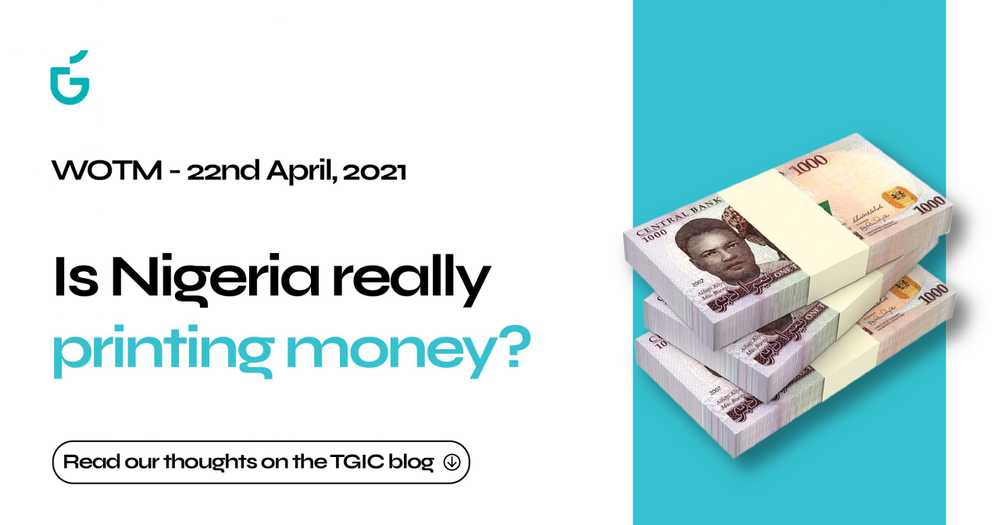 Is Nigeria really printing money?